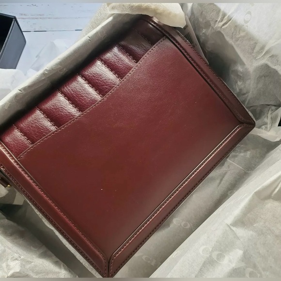 Coach Hutton Crossbody Bag, Cranberry color NWT - Picture 6 of 8
